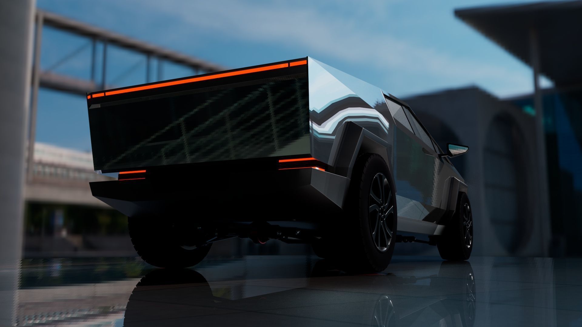 Tesla Cybertruck 3D model_8