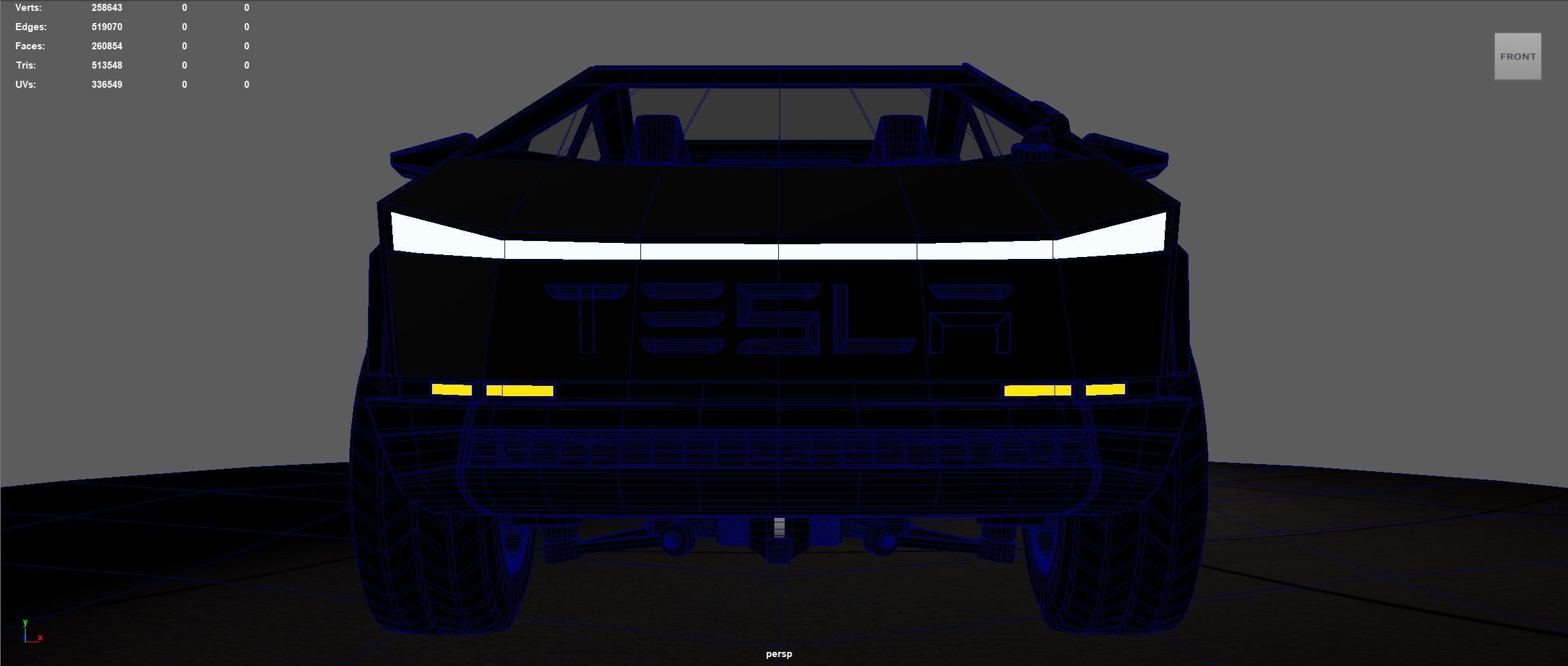 Tesla Cybertruck 3D model_12