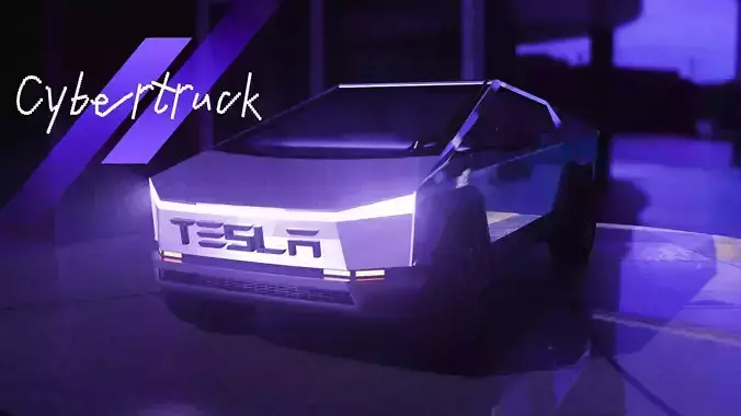 Tesla Cybertruck 3D model Tesla Cybertruck 3D model