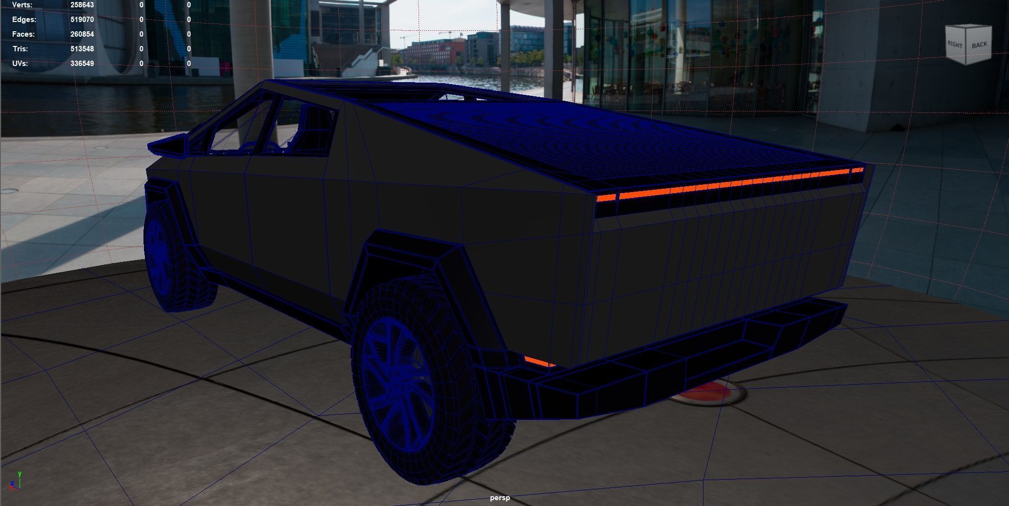 Tesla Cybertruck 3D model_22