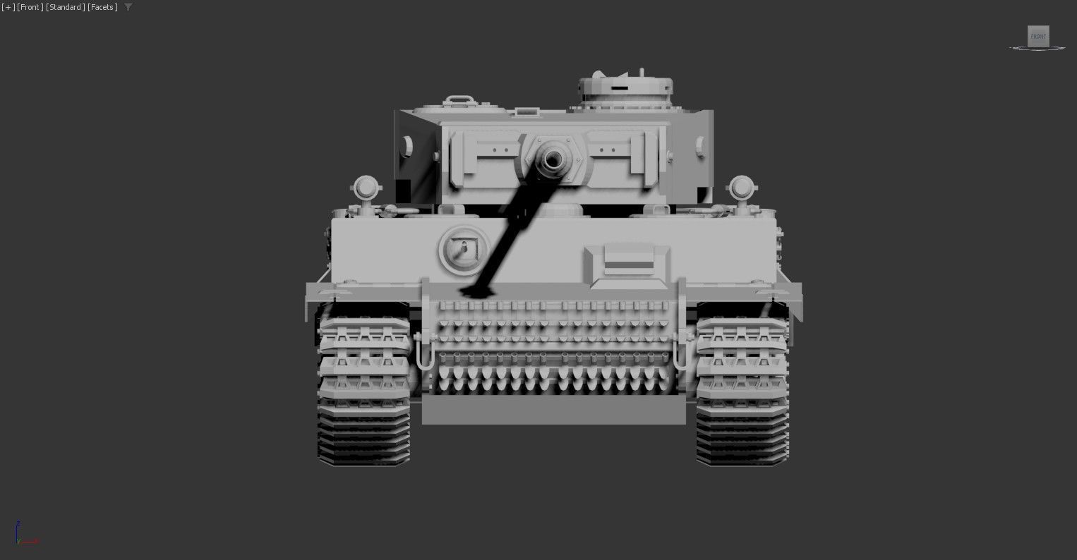 3D model of a tank 3D model_3