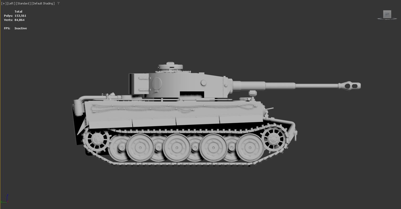 3D model of a tank 3D model_2