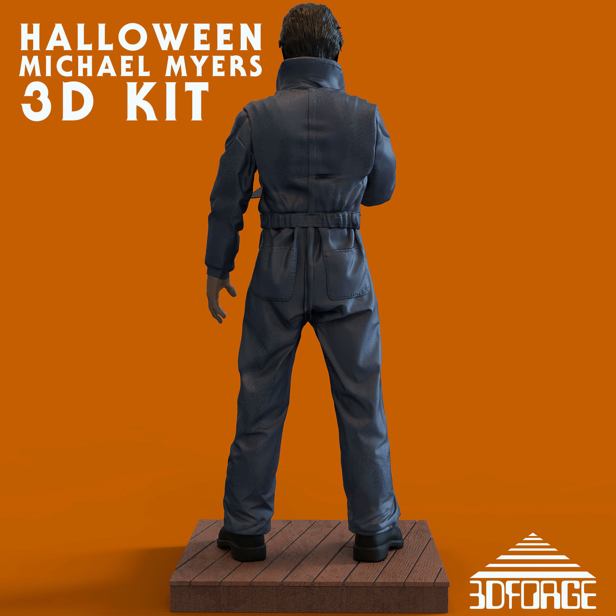 MICHAEL MYERS HALLOWEEN 3D KIT 3D print model_2
