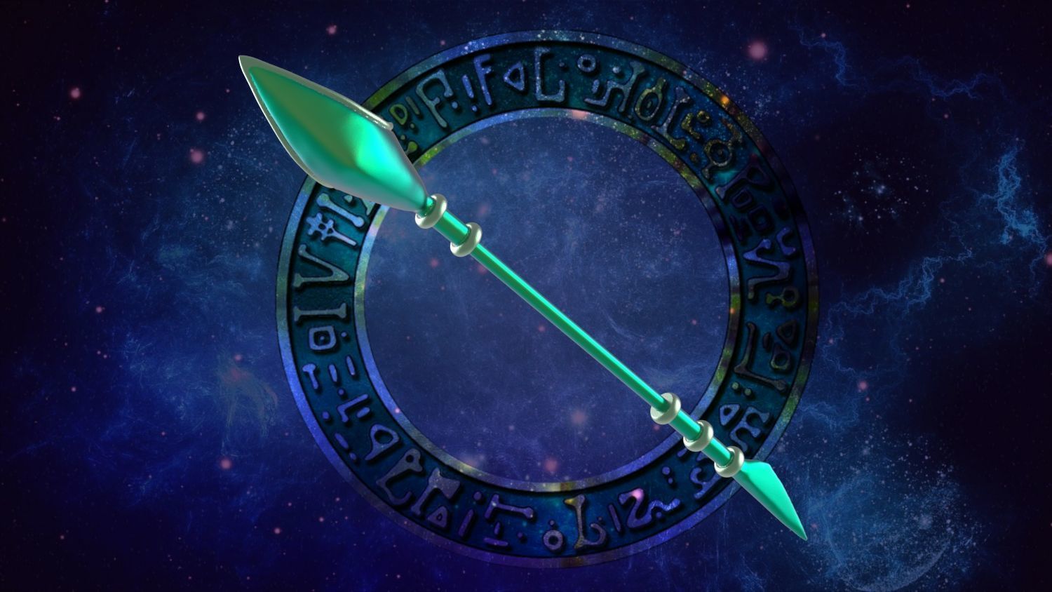 Dark Magicians wand - Yugioh 3D Print STL 3D print model_1