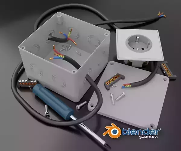 Junction Box 3D model