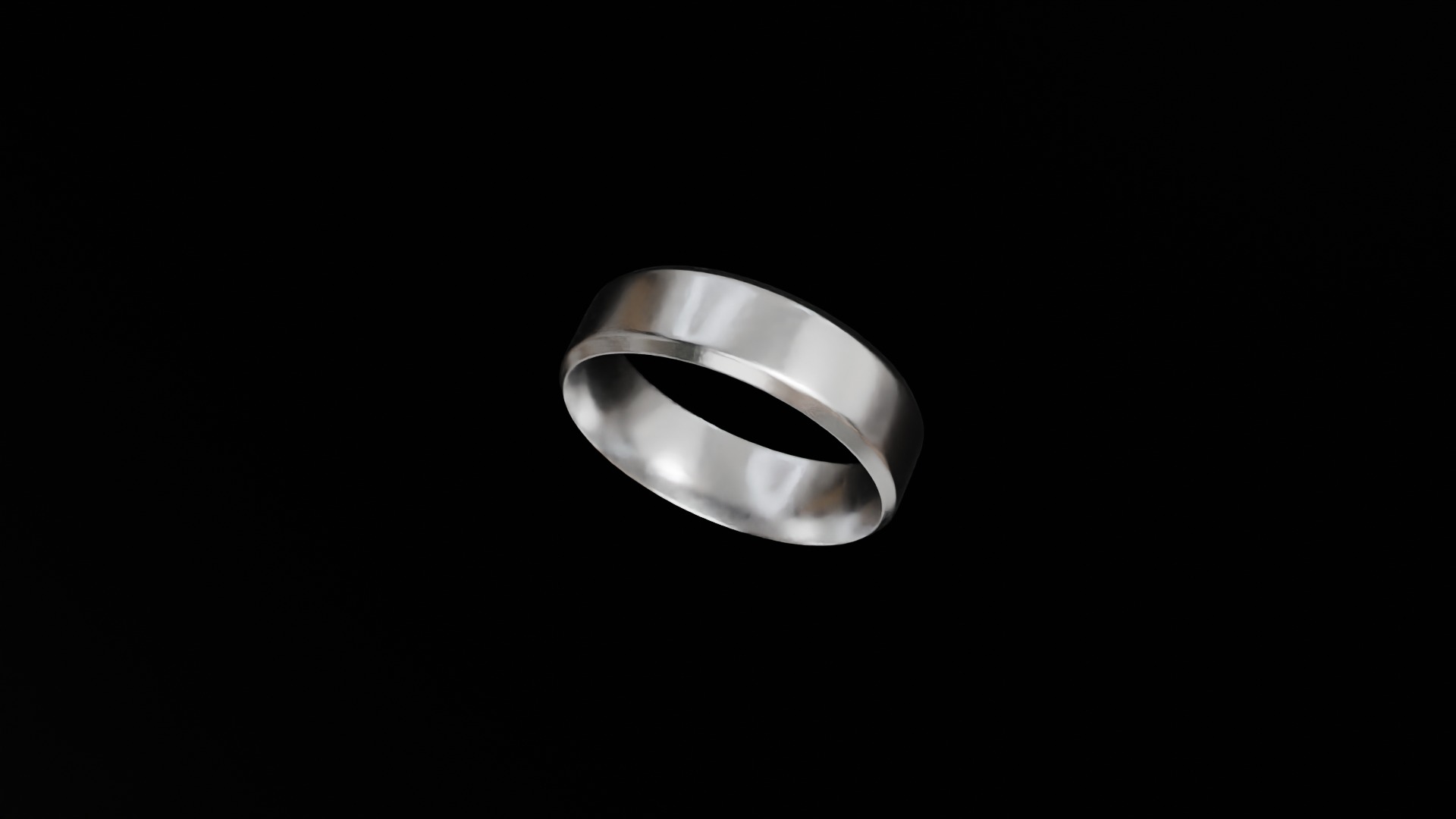 Mens Simple Ring  Free 3D print model_1
