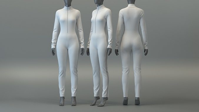 Ski Suit 3D model