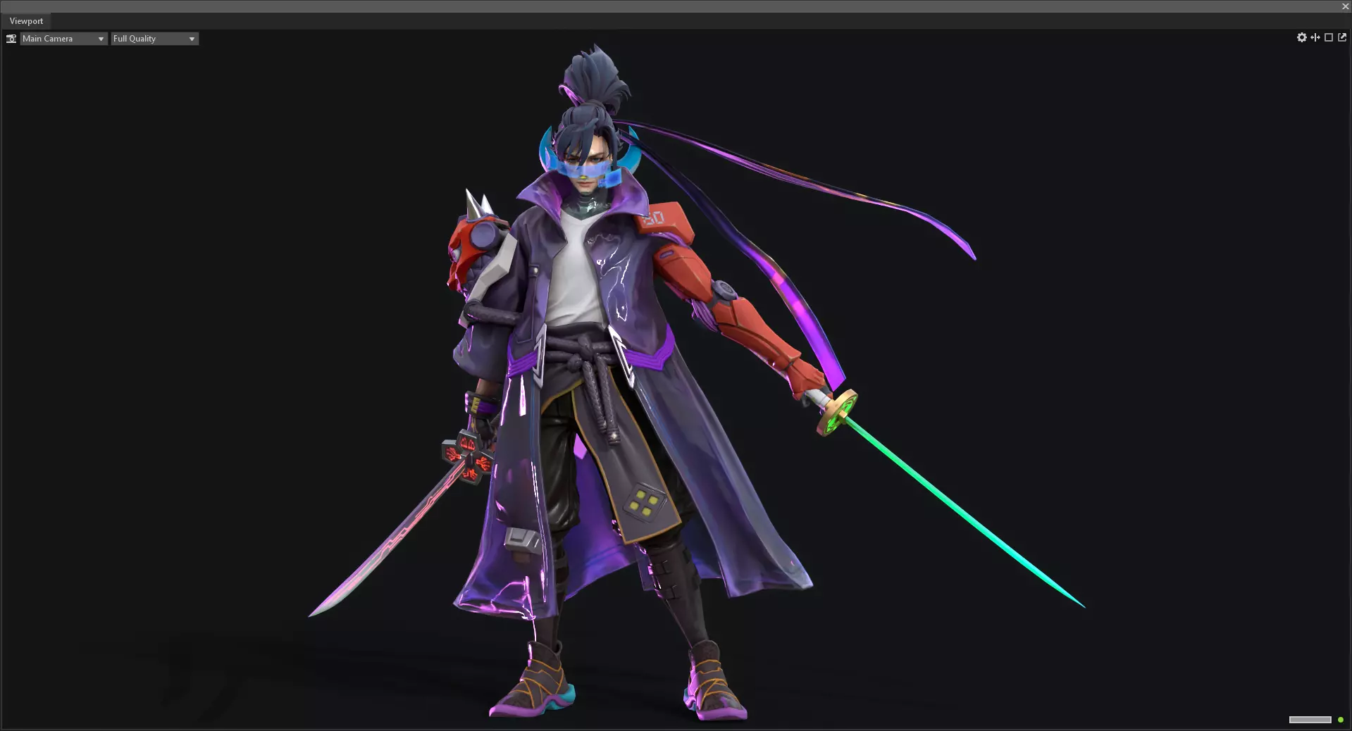 Double-edged assassin 3D model