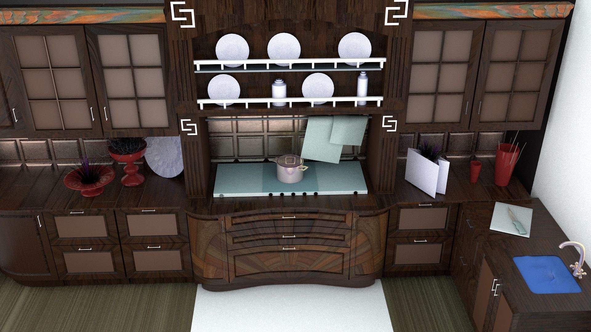 Modern Kitchen  3D model_9