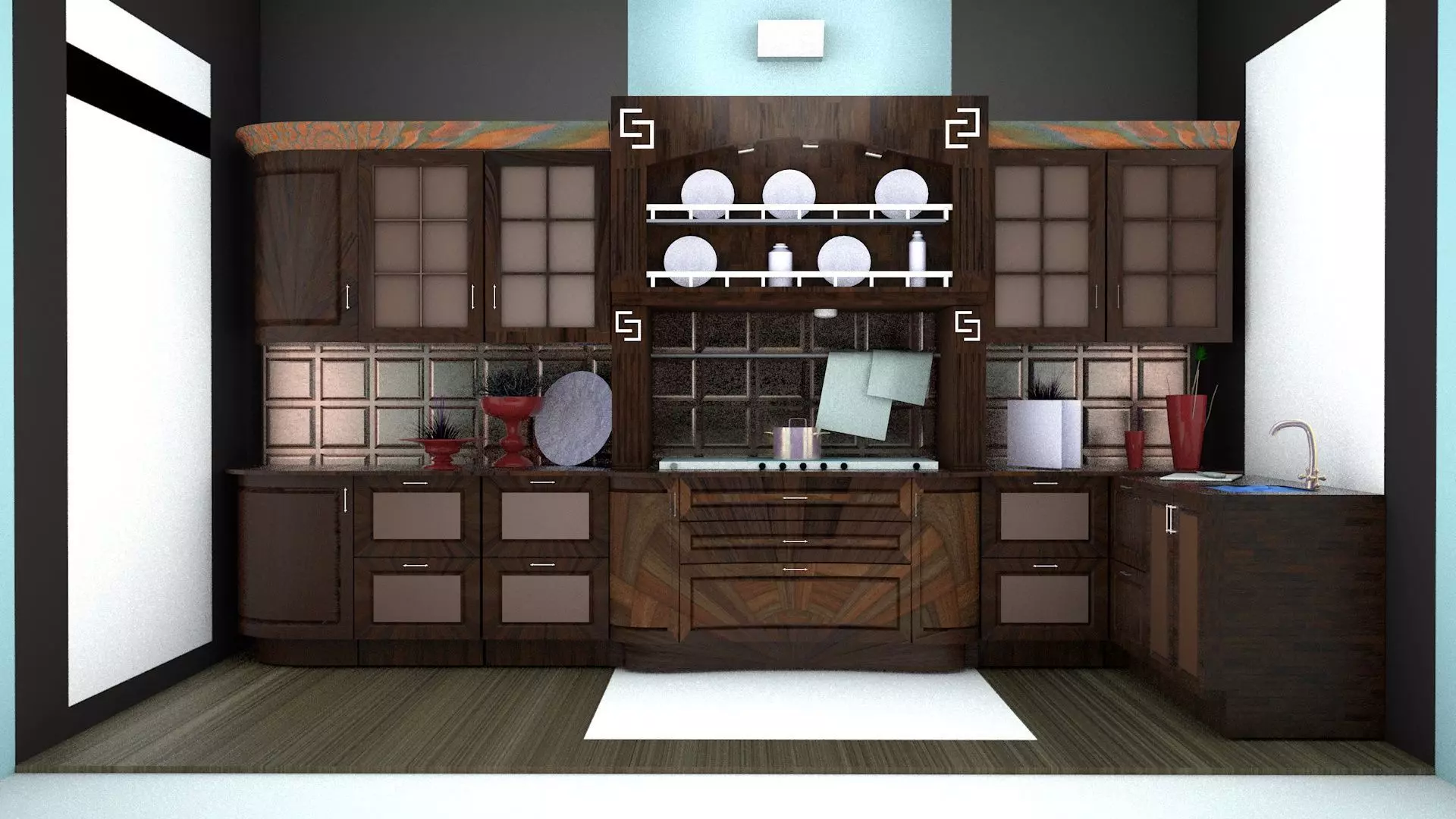 Modern Kitchen  3D model_0