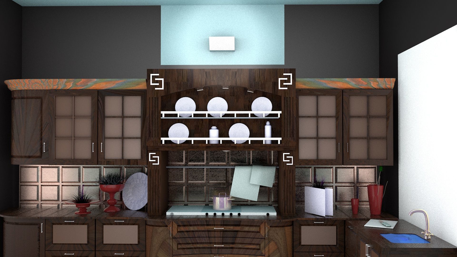 Modern Kitchen  3D model_8