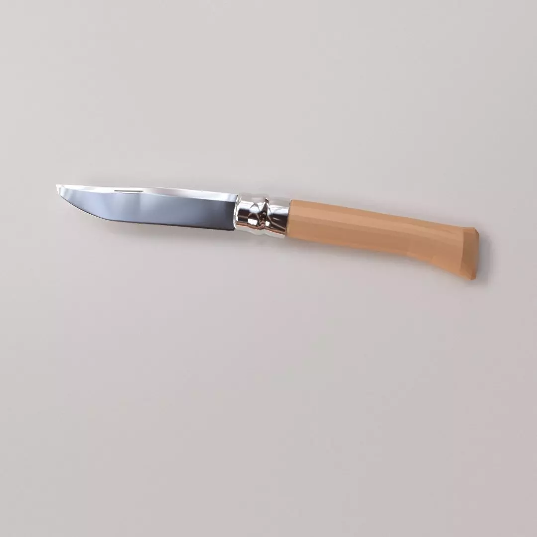 Folding Knife 3D model_0