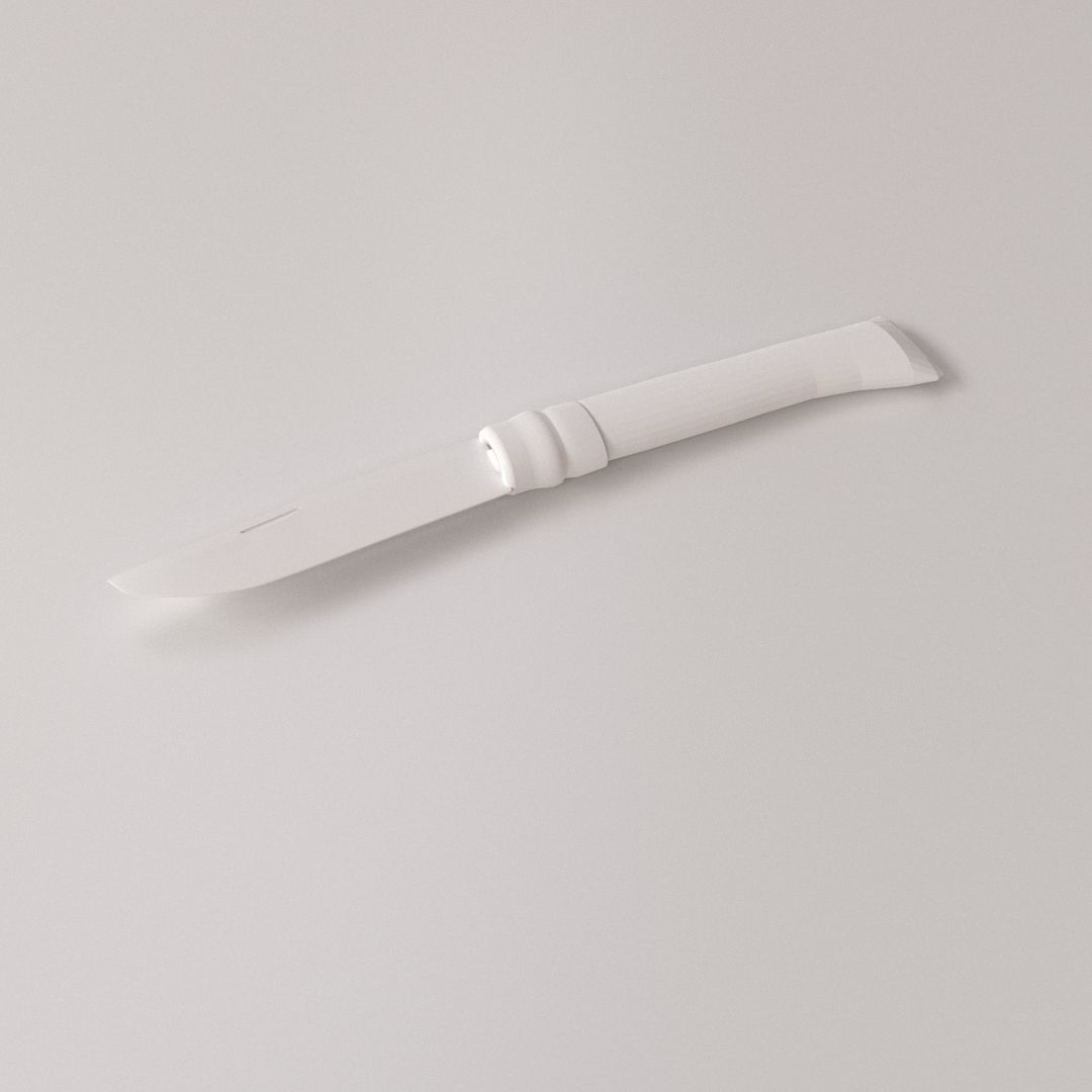 Folding Knife 3D model_3