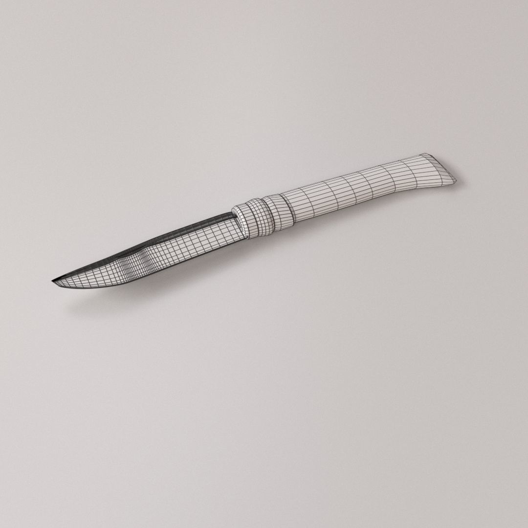 Folding Knife 3D model_4