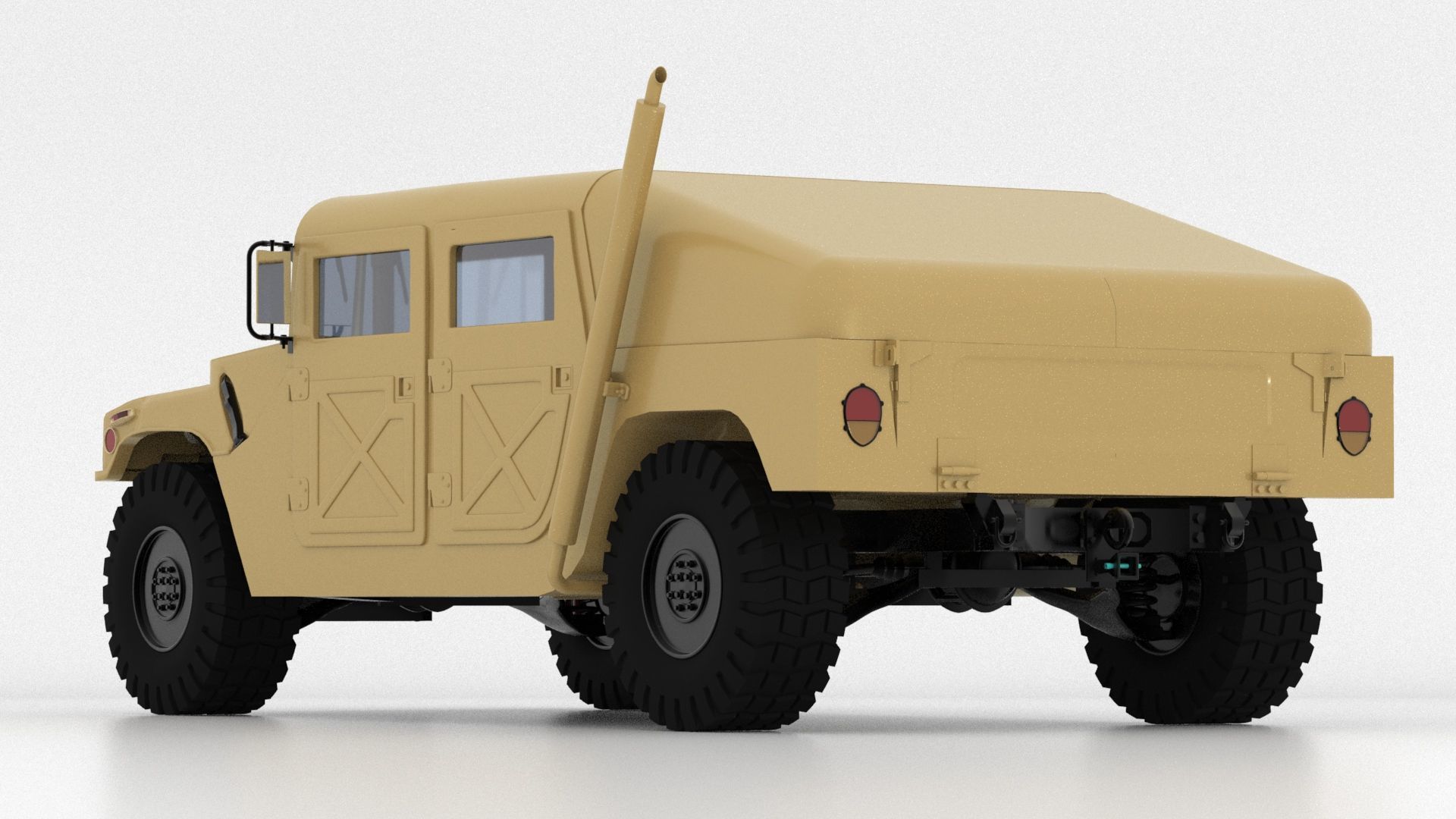 Humvee M998 3D print model_3