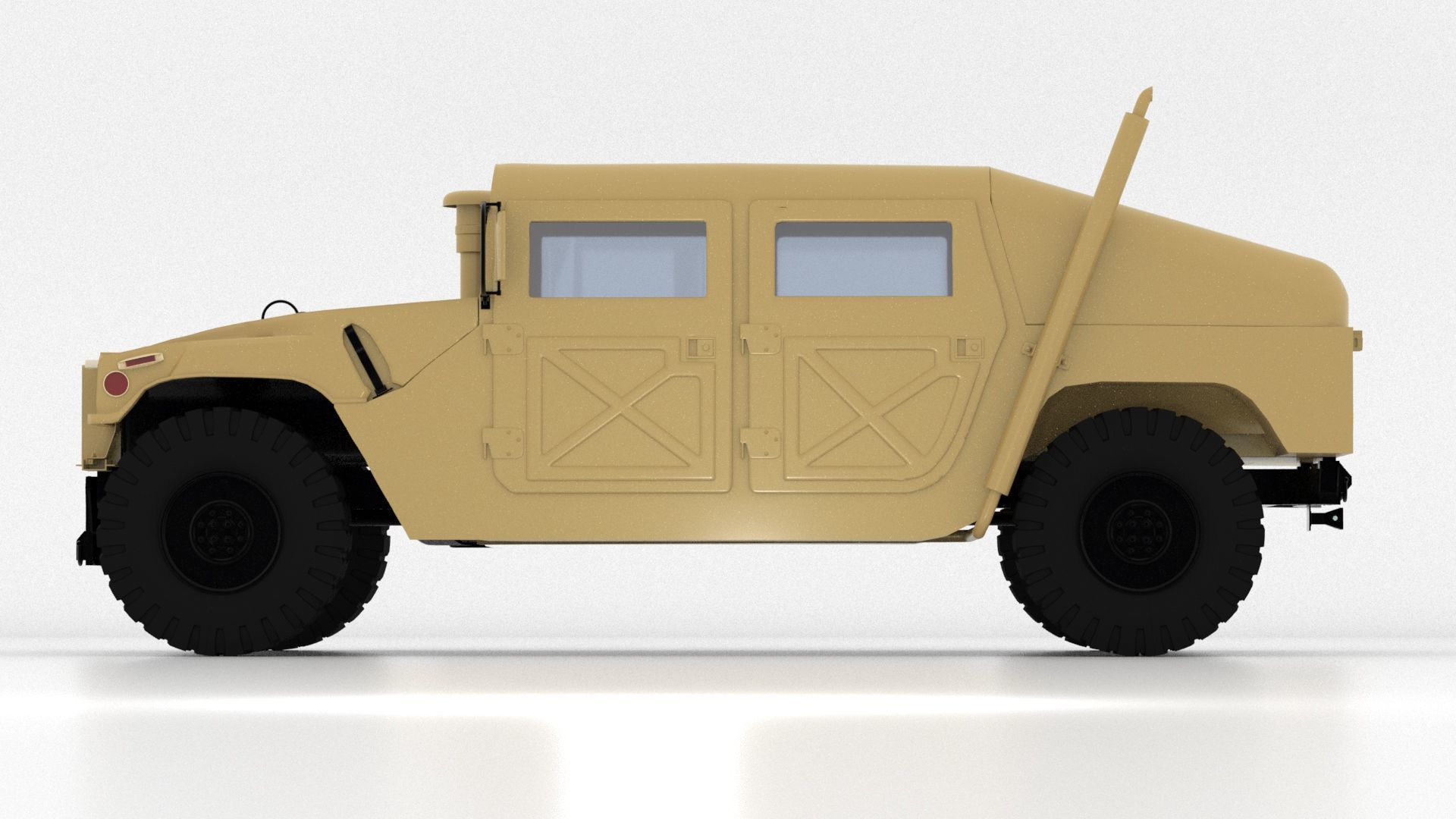 Humvee M998 3D print model_2