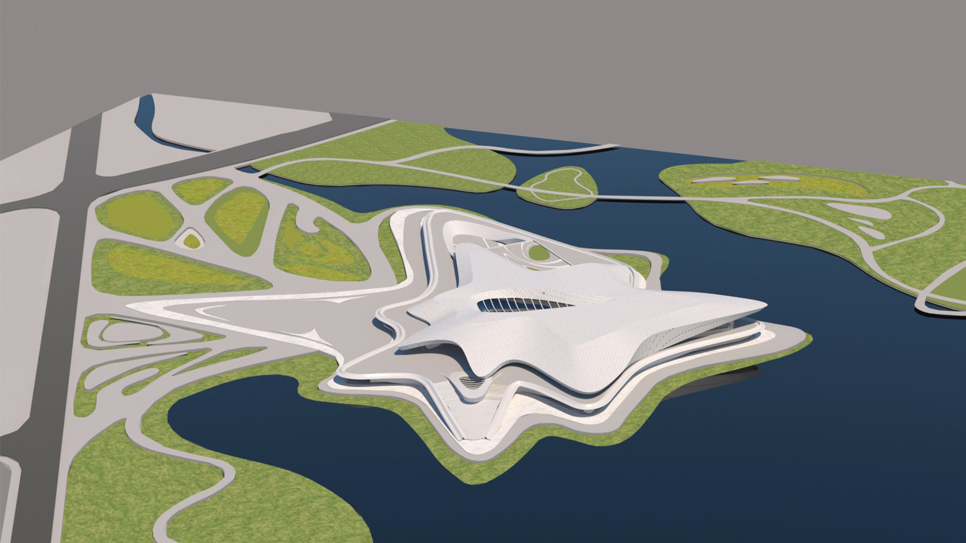 Scienfiction Museum Chengdu 3D model_2