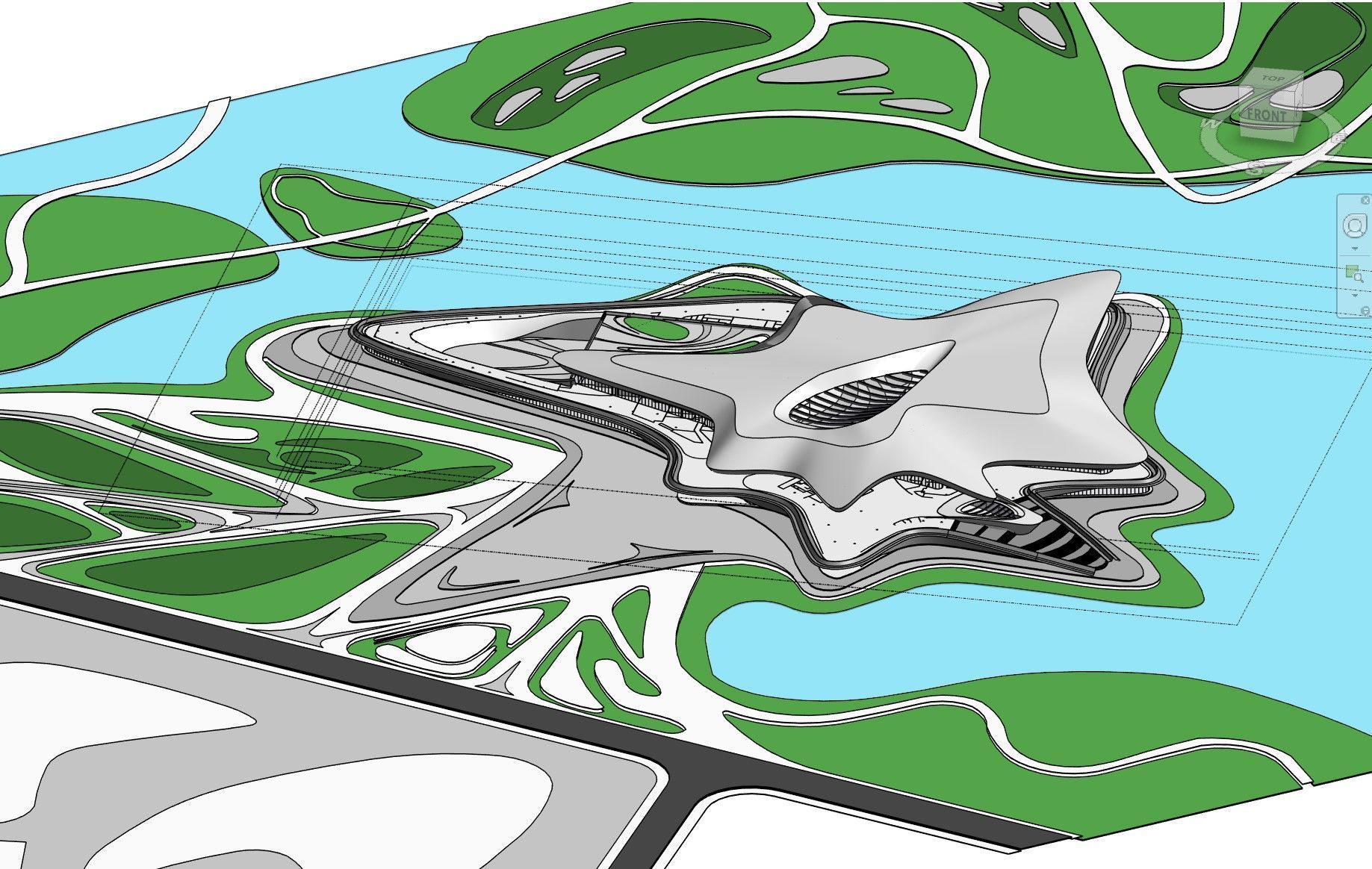 Scienfiction Museum Chengdu 3D model_9