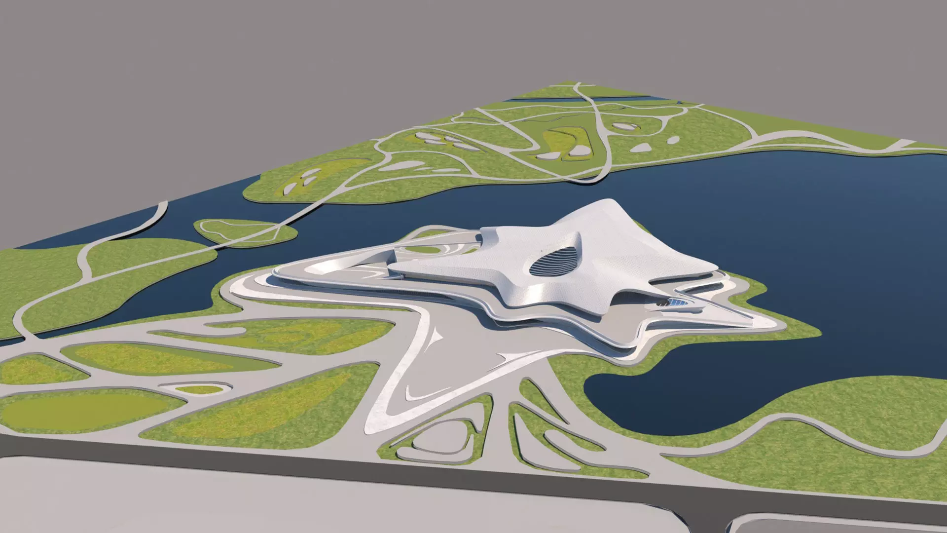 Scienfiction Museum Chengdu 3D model_0