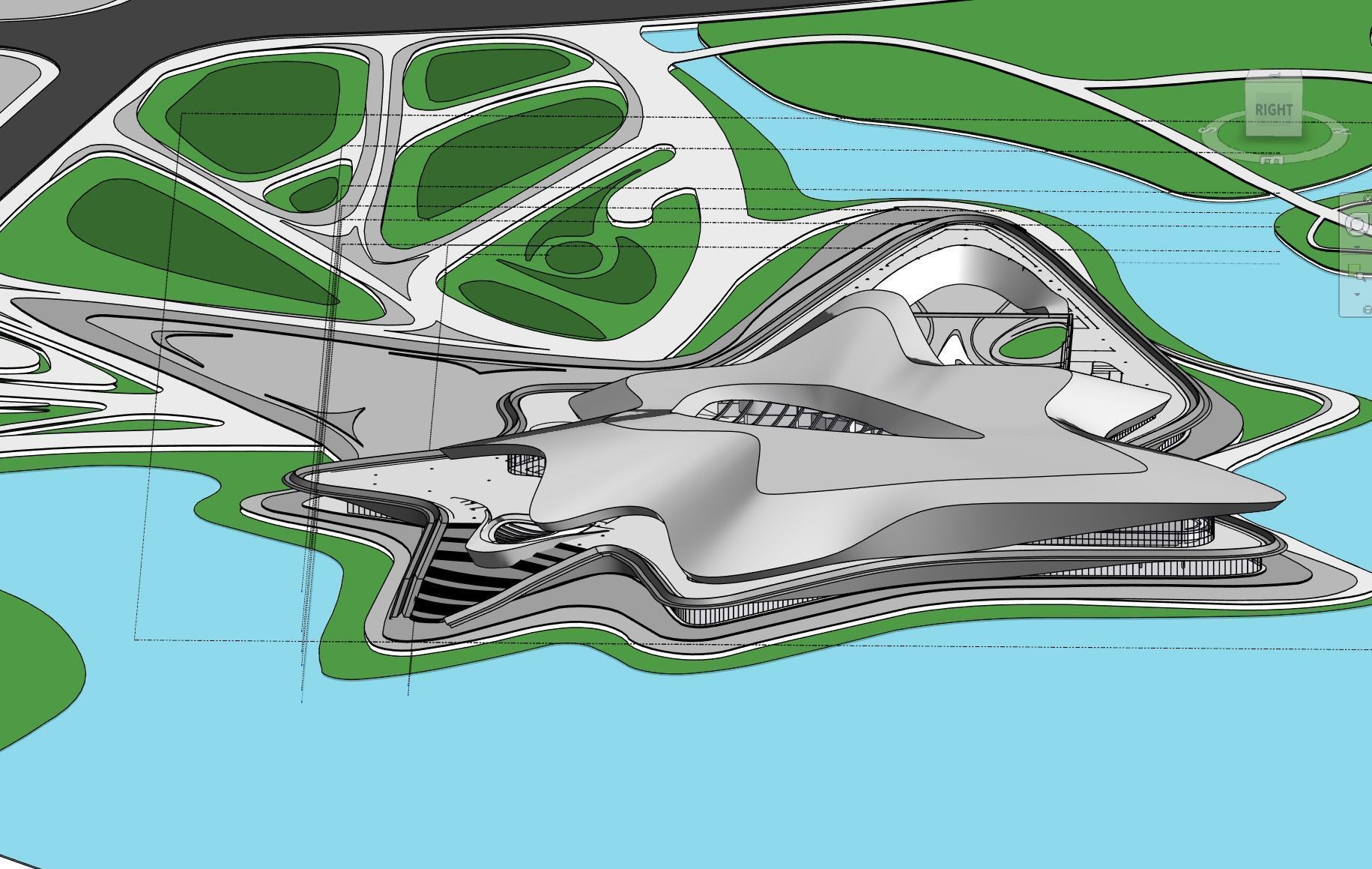 Scienfiction Museum Chengdu 3D model_10