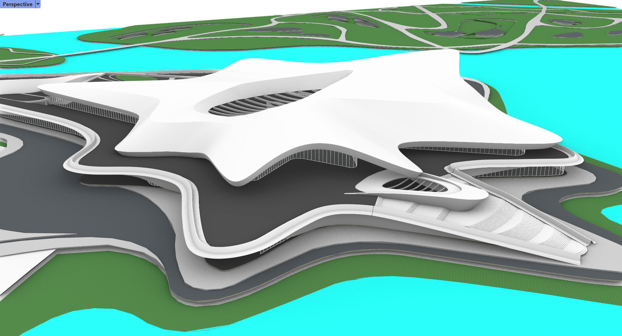 Scienfiction Museum Chengdu 3D model_7