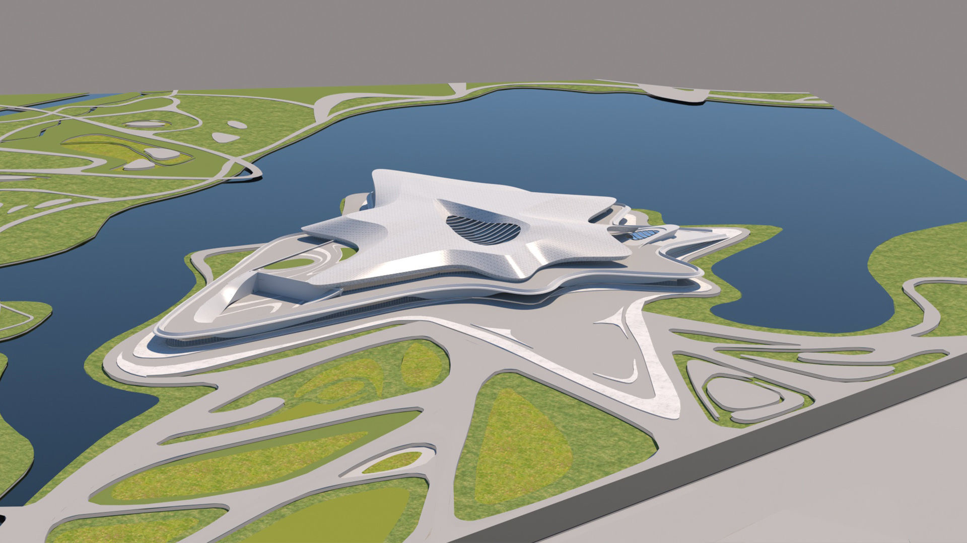 Scienfiction Museum Chengdu 3D model_3