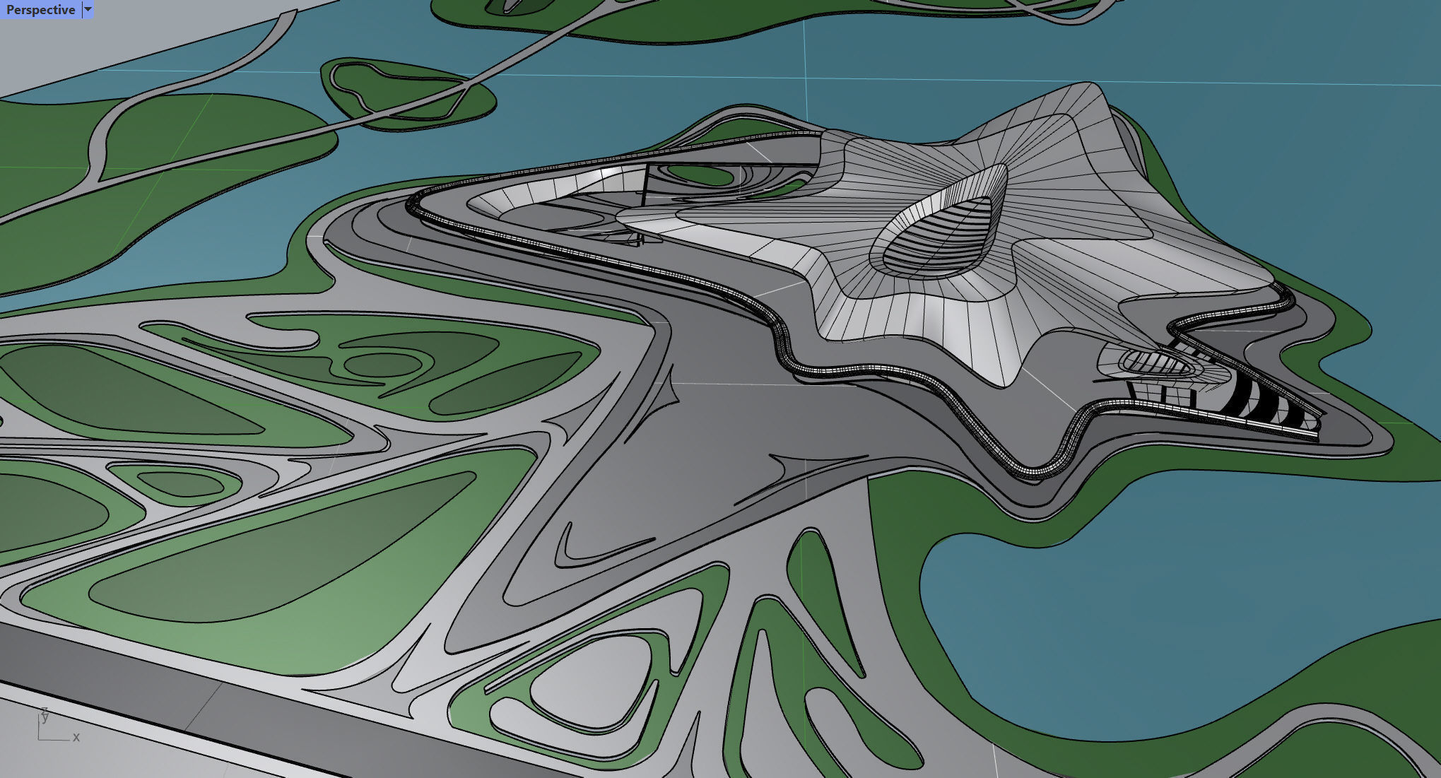 Scienfiction Museum Chengdu 3D model_4