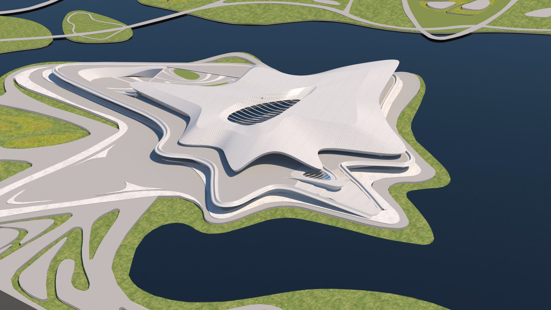 Scienfiction Museum Chengdu 3D model_1