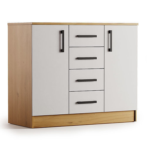 Chest of drawers Low-poly 3D model