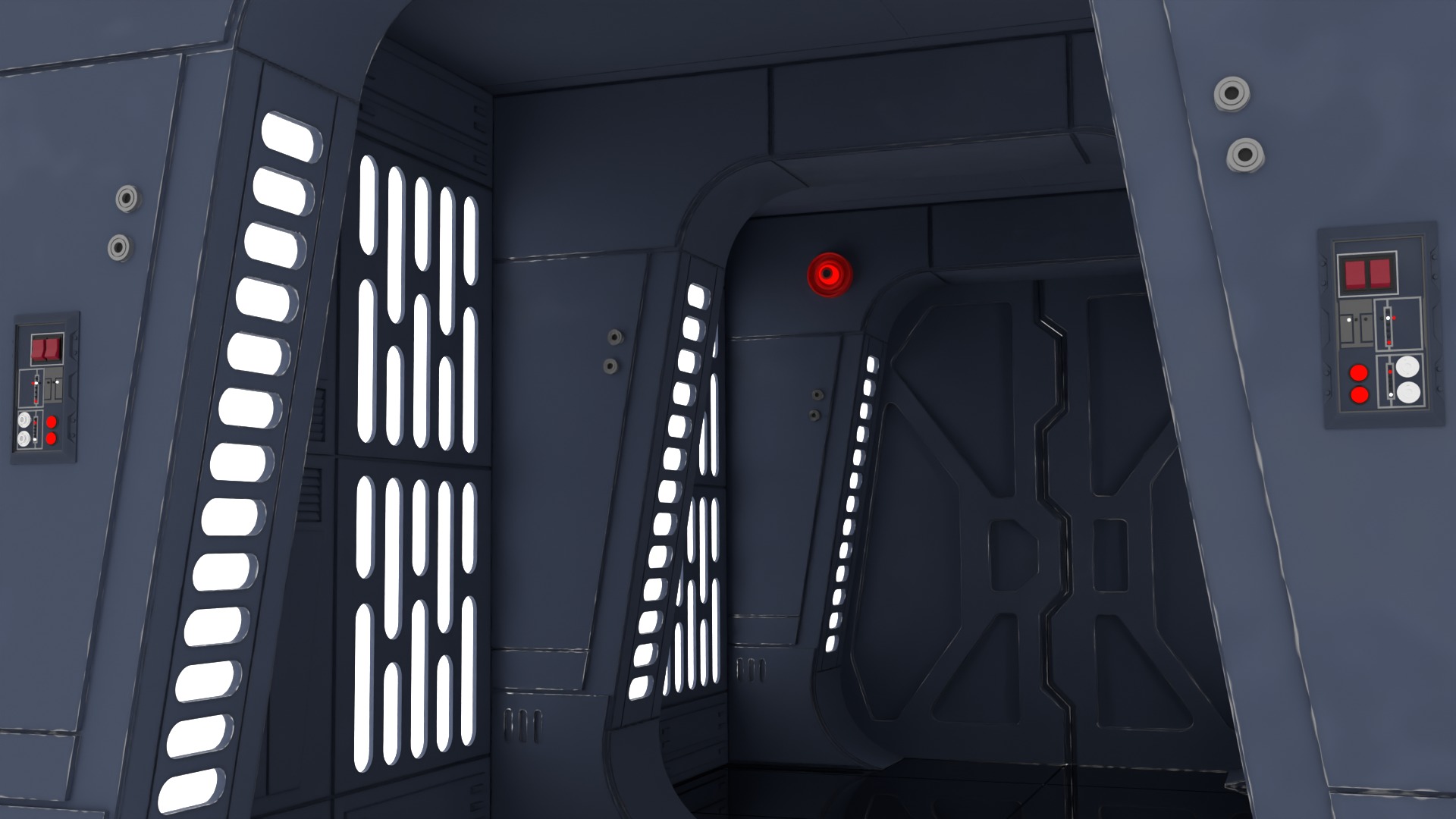 Scarif Blast Door Small 1-6 scale Hottoys 3D print model_10