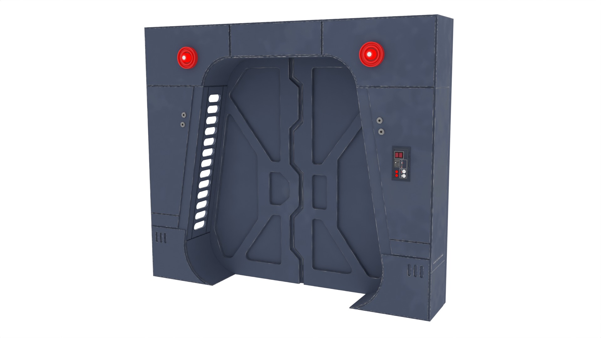 Scarif Blast Door Small 1-6 scale Hottoys 3D print model_2