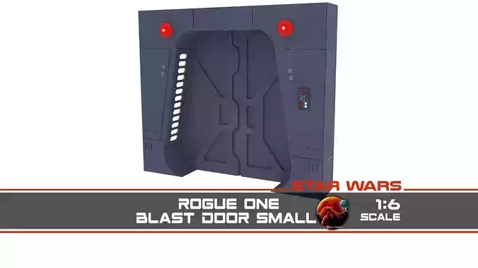 Scarif Blast Door Small 1-6 scale Hottoys