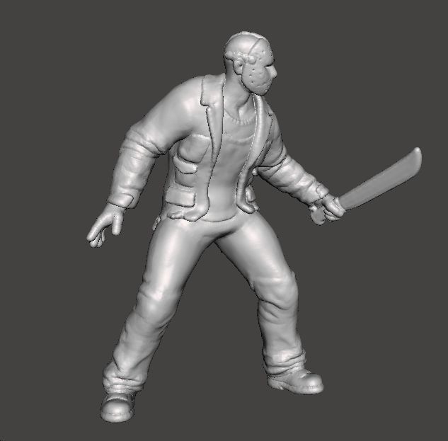 JASON VOORHEES MINIATURE MODEL HORROR FANTASY GAMES DND RPG 3D print model_3
