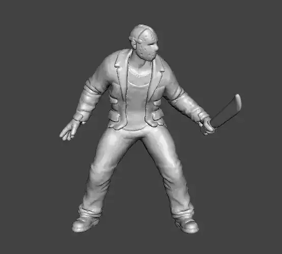JASON VOORHEES MINIATURE MODEL HORROR FANTASY GAMES DND RPG 3D print model JASON VOORHEES MINIATURE MODEL HORROR FANTASY GAMES DND RPG 3D print model