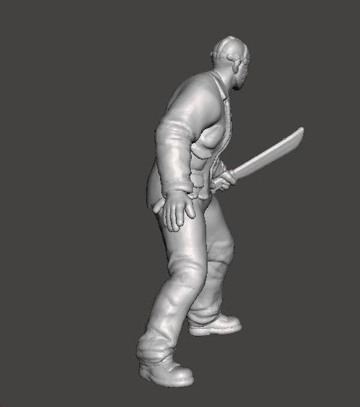 JASON VOORHEES MINIATURE MODEL HORROR FANTASY GAMES DND RPG 3D print model_4