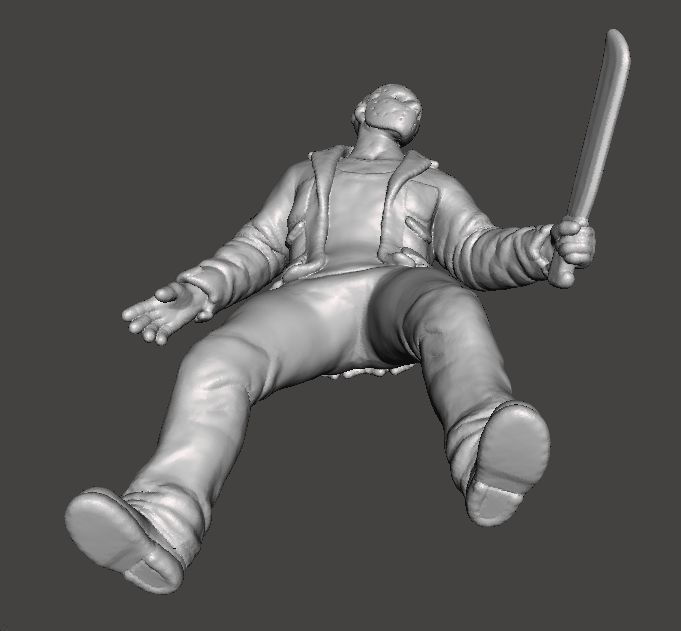 JASON VOORHEES MINIATURE MODEL HORROR FANTASY GAMES DND RPG 3D print model_7