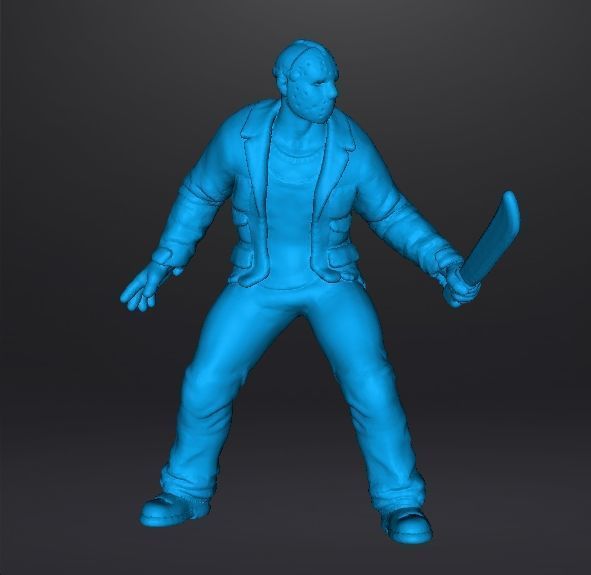 JASON VOORHEES MINIATURE MODEL HORROR FANTASY GAMES DND RPG 3D print model_8