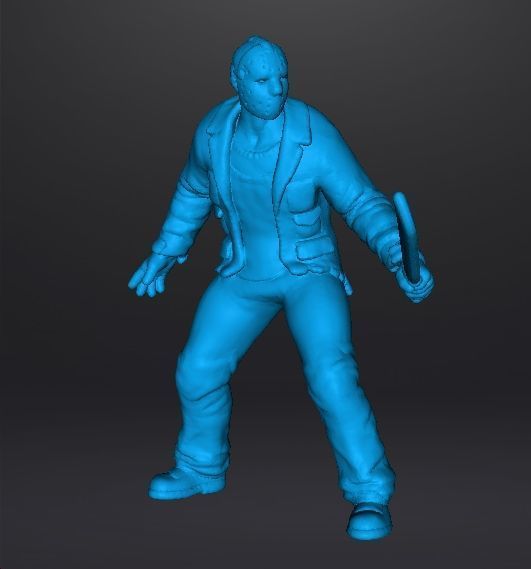JASON VOORHEES MINIATURE MODEL HORROR FANTASY GAMES DND RPG 3D print model_9