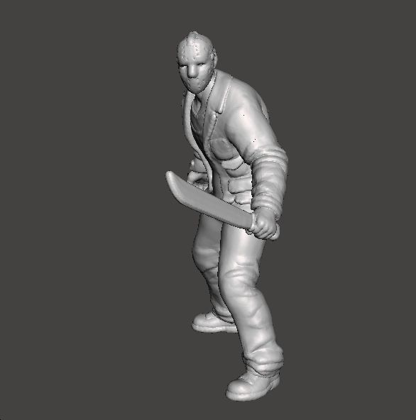JASON VOORHEES MINIATURE MODEL HORROR FANTASY GAMES DND RPG 3D print model_2