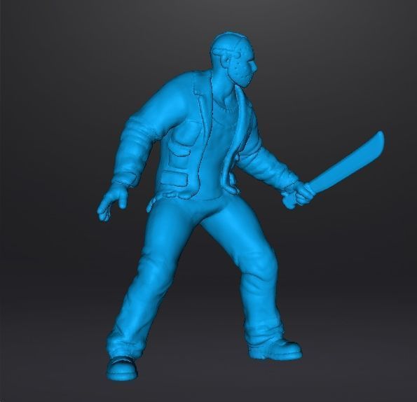 JASON VOORHEES MINIATURE MODEL HORROR FANTASY GAMES DND RPG 3D print model_11