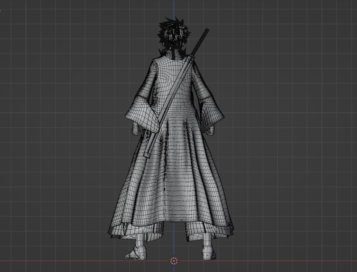 Toshiro Hitsugaya - Bleach 3D model_11