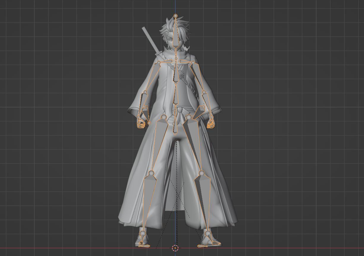 Toshiro Hitsugaya - Bleach 3D model_13