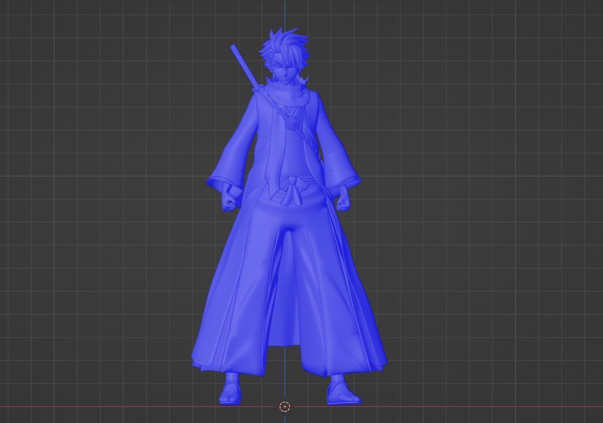 Toshiro Hitsugaya - Bleach 3D model_15