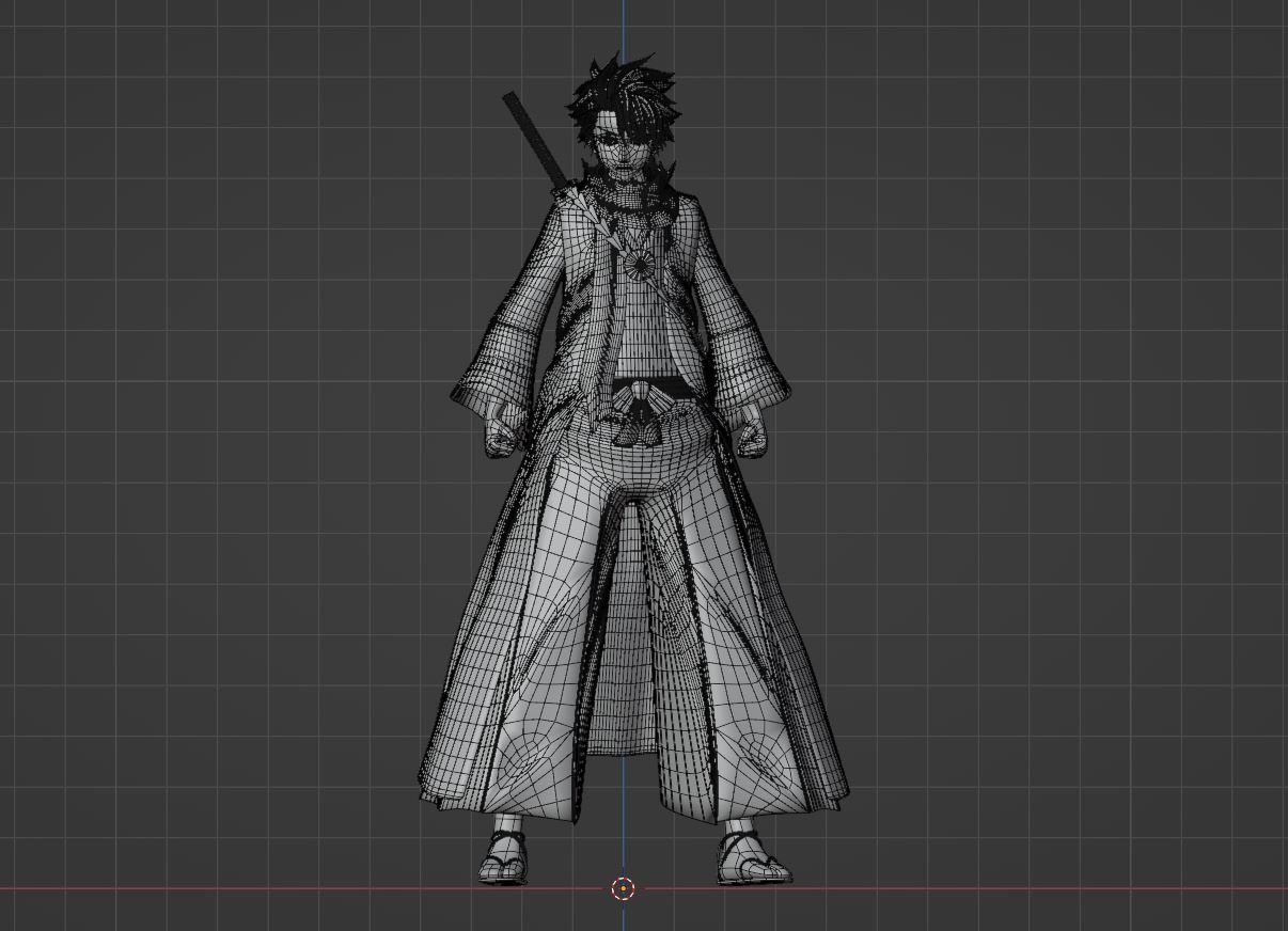 Toshiro Hitsugaya - Bleach 3D model_9
