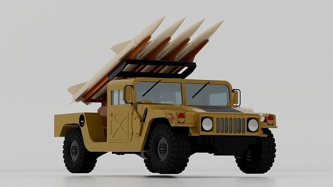 Humvee M998D 3D print model