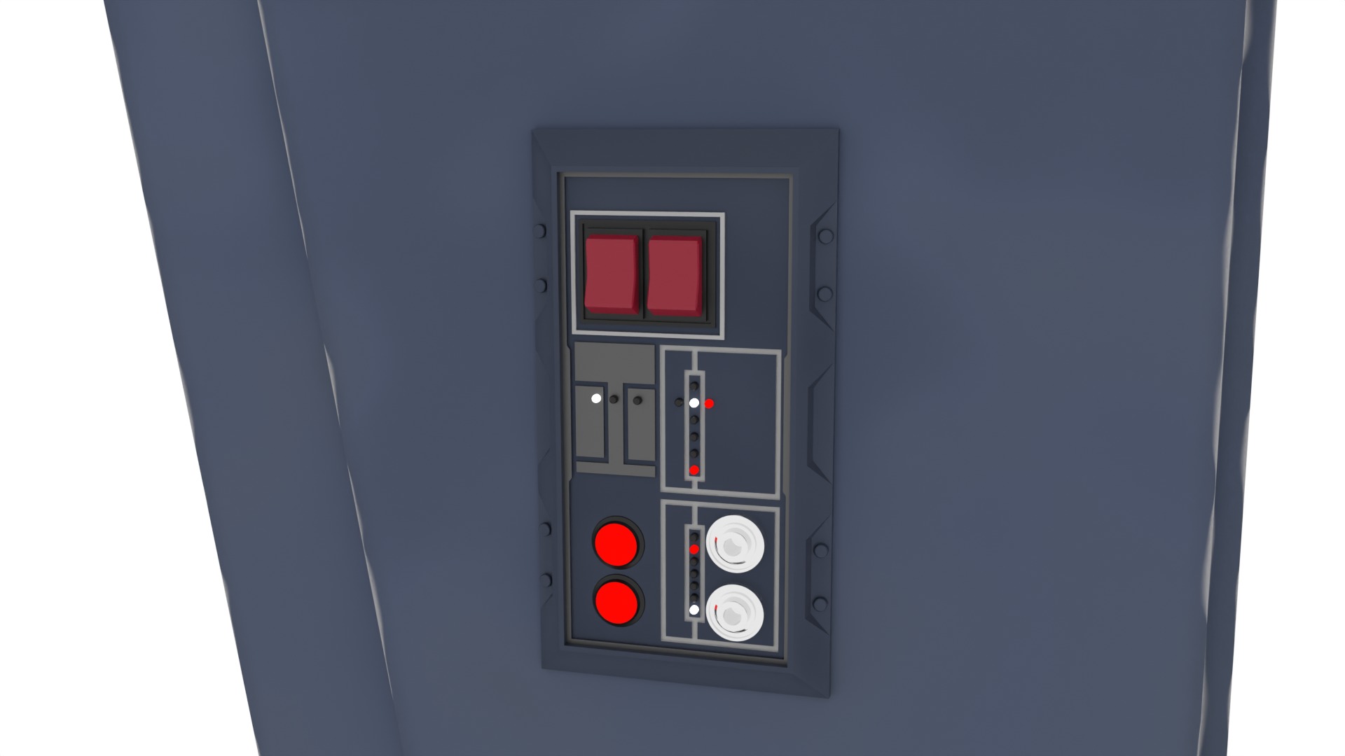 Scarif Blast Door Small 1-12 scale Blackseries 3D print model_23