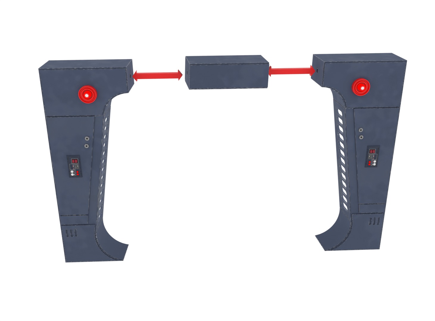 Scarif Blast Door Small 1-12 scale Blackseries 3D print model_22