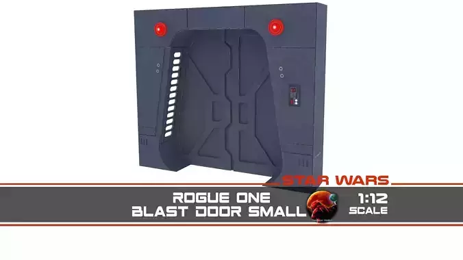 Scarif Blast Door Small 1-12 scale Blackseries