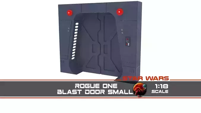 Scarif Blast Door Small 1-18 scale Kenner Hasbro