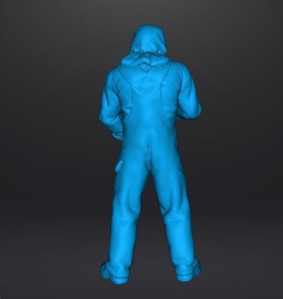 JASON SACK HEAD PICKAXE MINIATURE MODEL HORROR FANTASY GAMES RPG 3D print model_11